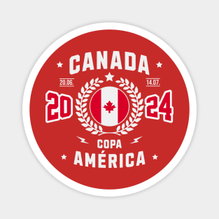 Canada Soccer Spirit: Copa America 2024 Fan Tee Magnet